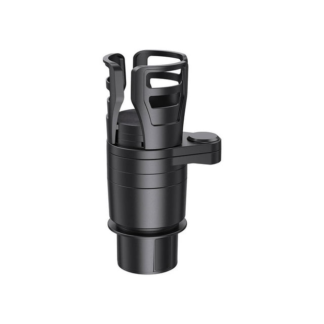 Riwesomey Portavasos de agua 4 en 1 Soporte de adaptador de expansión de almacenamiento de base ajustable Paneles de instrumentos para automóviles Riwesomey VI015458-00B
