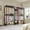 Black -3 layers x2 layers x3 layers, variant on Heavy Duty Clothes Rails, l Shaped Clothes Rack with 4 Hang Rods & 7 Shelves, 740kg Max Load Freestanding Wardrobe Closet for Corner, Coat Rails with Shoe Rack