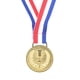 thumbnail image 5 of Medalla 4 9cm Dorada Con Cuello Cinta Metal Competiciones para Juegos Deportivos, 5 of 9