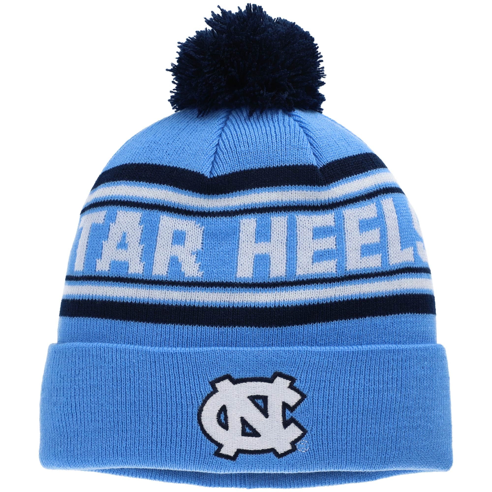 Tar Heels Logo Jacquard Cuffed Knit Hat 