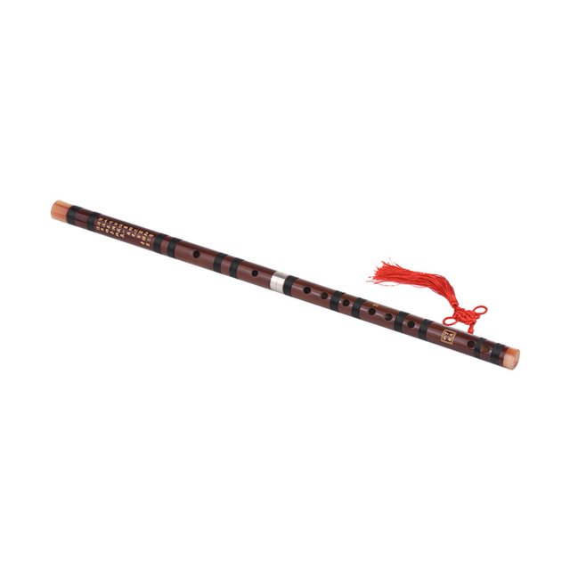 Chinese Bamboo Flute,Portable Traditional C Key Dizi Bitter Bamboo Flute Wind Instruments with Chinese Knot for Beginners