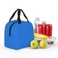 thumbnail image 4 of Bingfone Dodgerblue Print Lunch Bag Insulated Lunch Box, Small Leakproof Cooler Food Lunch Containers Reusable High Capacity Lunch Tote Bags for Work, Travel, Outdoor, 4 of 5
