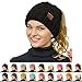 thumbnail image 3 of Rosoz Bonnet Queue de Cheval pour Femmes, Bonnet d'Hiver Chaud Queue de Cheval Doux Extensible Tricoté Chapeau Chignon Haut, 3 of 4