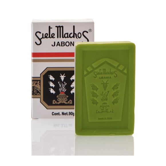 Siete Machos Urania Soap - Jabon Siete Machos 3.17 Oz./90G (1 Pack)