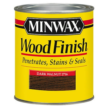 Medium Walnut Finish - Minwax Woodfinish Dark Walnut 1-Qt