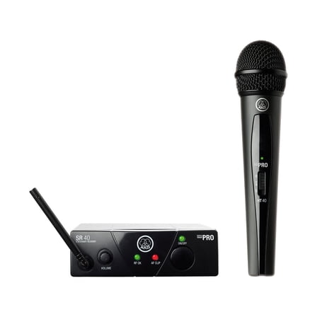 AKG WMS40 Mini Vocal Set (Band US25-B) Wireless Handheld Microphone Mic System