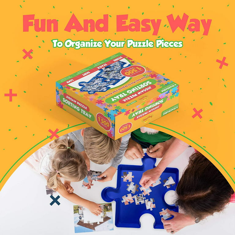 Puzzle Organizer Useful Moisture-proof Clear Visibility Storage