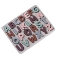 thumbnail image 1 of Rompecabezas del alfabeto de silicona, juguetes del alfabeto con forma de rompecabezas ABC con tablero de rompecabezas y bloques de letras suaves para niños pequeños, preescolar Montessori, 1 of 5