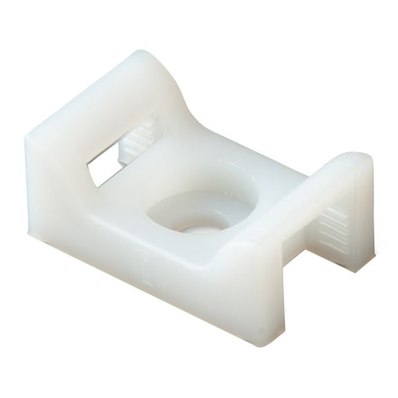 Ancor Cable Tie Mount - Natural - #10 Screw - 100-Piece | Bundle of 2 Each