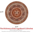 thumbnail image 2 of Boho Area Rug x Carpet Rugs for Living Room Bedroom Moroccan-Machine Washable Rugs for Bedroom Dining Room Living Room Rug Neutral Taupe, 2 of 7