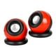 thumbnail image 3 of Lindo mini altavoz, altavoz de escritorio, sonido estéreo de 3 W, pequeño altavoz compacto pequeño altavoz para habitación ducha portátil Rojo, 3 of 7