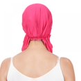 thumbnail image 6 of Chemo Headwear Pre Tied Head Scarf Headwraps Lightweight Turban Beanie Cap for Women, 6 of 6