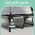 thumbnail image 6 of Elevated Dog Bed, Outdoor Pet Bed for Camping, Portable Raised Pet Cot with Washable Breathable Mesh, for Indoor Outdoor, 6 of 9