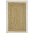 thumbnail image 3 of Indian Handmade Braided Pure Jute with White Design Area Rugs , Floor Decor Carpet Size 6 x 9 Feet (180 cm x 270 cm ), 3 of 5