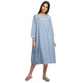thumbnail image 2 of Moomaya Printed WoMen's Round Neck Nursing Sleepwear Cotton Nightdress, 2 of 6