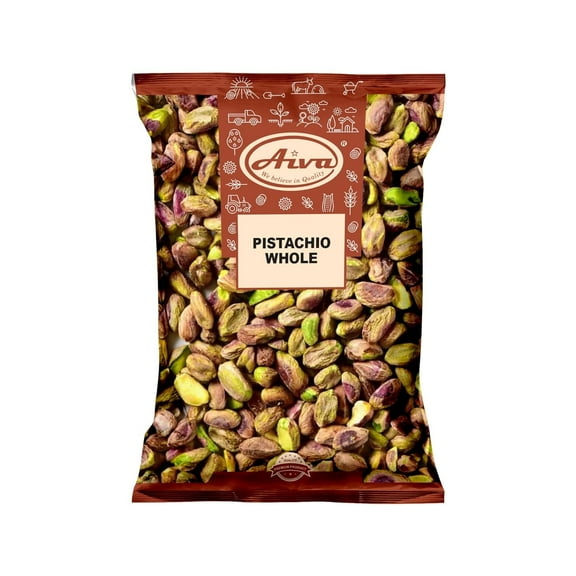 Aiva Raw Pistachios, No Shells, Unsalted (2 LB - 32 Oz)