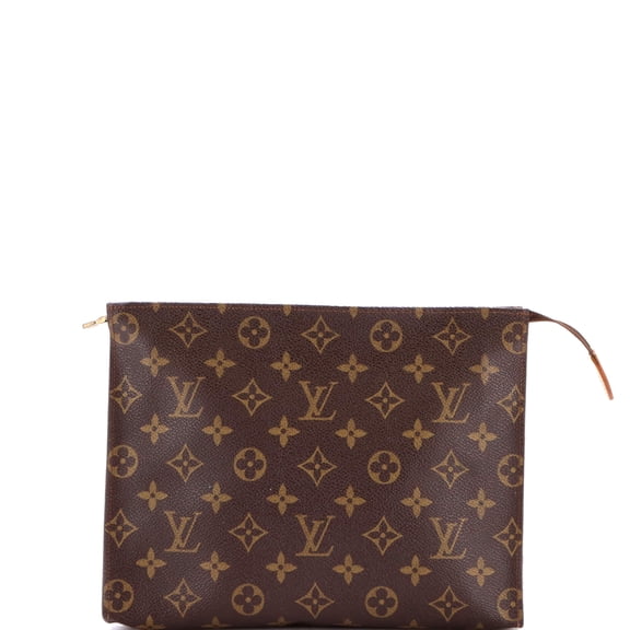 Pre-Owned Toiletry Pouch Monogram Canvas 26 By Rebag