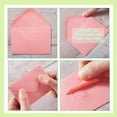 thumbnail image 3 of 100 Pack 4" x 2.7" Colorful Mini Envelopes with Blank Note Cards, Small Self-Adhesive Cute Gift Card Envelopes in 10 Colors for Wedding, Birthday, Teacher's Day, 3 of 9