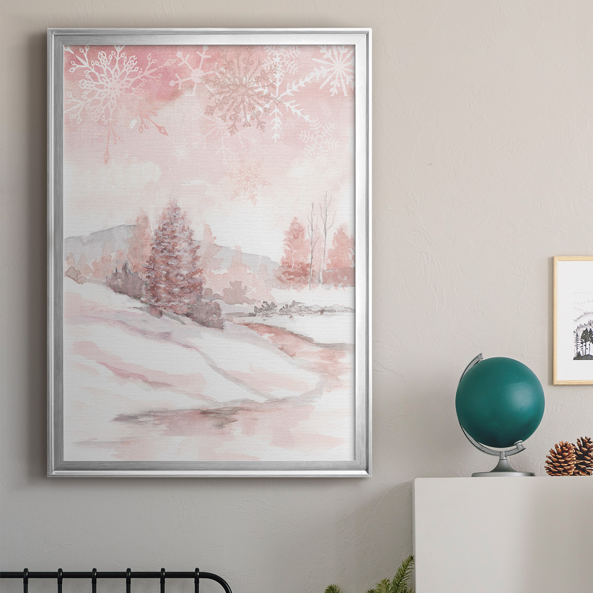 Blush Winter Premium Framed Print - Ready to Hang