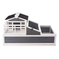 thumbnail image 4 of Tortoise Habitat Wooden Tortoise House Indoor/Outdoor 3-Room 44x25.6x24in, 4 of 6