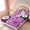 thumbnail image 3 of Erosebridal Eight Ball Queen Sheets Rose Leopard Queen Sheet Sets 4-Piece (1 Flat Sheet, 1 Fitted Sheet and 2 Pillowcases), 3 of 6