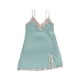thumbnail image 5 of Batas Lencería Mujer Lindo Estampado de Corazón Satén Bata con Cinturón Camisola Pantalones Cortos Pijamas Mujer Pijamas, 5 of 9