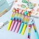 thumbnail image 1 of Bolígrafo de gel con diseño creativo de dibujos animados, con pegamento suave, diseño de unicornio navideño, diseño de hada y arena, de gran valor cromático, para regalo, para firma de oficina, 1 of 5