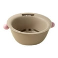 thumbnail image 2 of Filtro de fregadero grande de canasta de drenaje doble de plástico de grado alimenticio para cocina | Contenedor de almacenamiento de colador de frutas y verduras | Diseño duradero y fácil de, 2 of 6