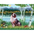 thumbnail image 2 of CafePress - Birches/Aussie Shep 1 Mug - 11 oz Ceramic Mug - Novelty Coffee Tea Cup, 2 of 4