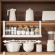 thumbnail image 5 of Cesta de organización de despensa, cesta de almacenamiento para baño, cesta debajo del estante, cestas de almacenamiento para armarios, cestas ajustables para cocina y baño, 5 of 6