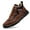 Brown, variant on UOFEIY Men's Fashion Sneaker Vintage Classical Handmade Dress Boot Chukka Boot Daily Casual Work Office Shoe