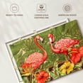 thumbnail image 6 of Elephant Stock Tropical Flamingo Wall Art - Horizontal Canvas Wall Art - Living Room Wall Decor - Animal Canvas - Green And Pink Decor By Paul Brent - 24" x 16", 6 of 8