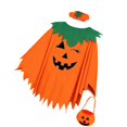 thumbnail image 4 of Poncho de calabaza para disfraz de cosplay, bonitos accesorios de calabaza para juegos de rol de mascarada. S con luz nocturna, 4 of 9