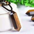 thumbnail image 3 of EOEMY 5Pcs Aaa Natural Tiger'S Eye Stone Quartz Point Pendant Crystal Necklace Healing, 3 of 9