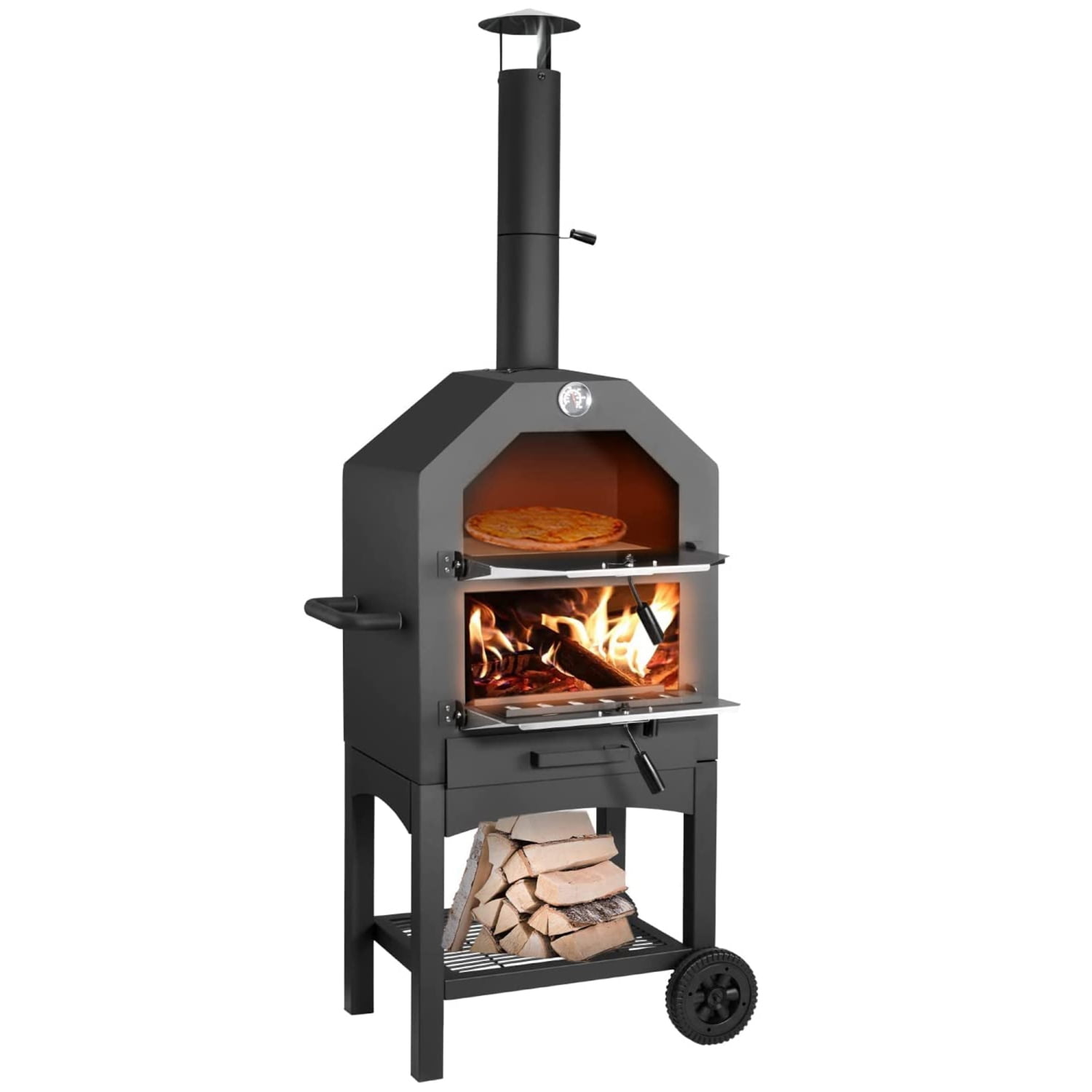 Holiday Clearance! Outdoor Pizza Oven Wood Fired, Wood Pizza Ovens with