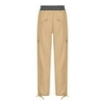 thumbnail image 4 of LilyLLL Womens High Waist Combat Cargo Trousers Casual Pull On Jogger Trousers, 4 of 4