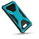 LG X Power 2, X Charge, Fiesta, Fiesta 2, K10 Power Case, Housse de Clip Combo Robuste en Fibre de Carbone Mince - Turquoise – image 5 sur 5