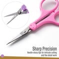 thumbnail image 2 of High Precis Detail Scissors t (2-Pc) Sharp, Fine Tips | Paper Cutting, Scrapbooking, wing, Crafting Stainless Steel Protective Cover (Pastel), 2 of 4