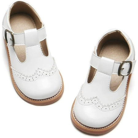 

Toddler Little Girl Mary Jane Dress Shoes - Ballet Flats for Girl Party School Shoes