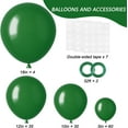 thumbnail image 4 of TETOU 129Pcs Dark Green Ballons, Latex Party Balloons, Different Sizes 18/12/10/5 Inch Party Balloon Kit for Birthday Party Graduation Baby Shower Wedding Balloon Decoration - Dark Green, 4 of 7