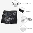 thumbnail image 3 of Gukieu Majestic Forest Stag Print Men's Boxer Briefs, High Elastic Moisture Wicking Boxer Briefs Underwear-Medium, 3 of 5