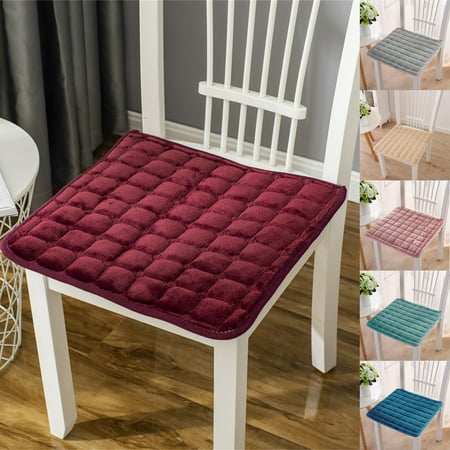 

Bestjia Elegant Good Woven Seat Cushion Elastic Ultra-soft Flannel Chair Cushion for Home