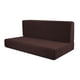 thumbnail image 1 of 4 Piezas Fundas de Cojines para Camper, Fundas para Asientos de RV, Cojín de Comedor para RV Suave y Lavable marron oscuro, 1 of 8
