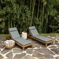 thumbnail image 3 of ARDEN earthFIBER Outdoor Chaise Cushion, 21 x 72, Rain-Proof, Fade Resistant, Cushion for Chaise Lounger, 3 of 8