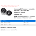 thumbnail image 2 of Accessory Belt Tensioner - Compatible with 2003 - 2013 Acura MDX 2004 2005 2006 2007 2008 2009 2010 2011 2012, 2 of 2