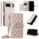 thumbnail image 5 of Funda tipo billetera GANGXUN para Google Pixel 8A – Tapa abatible con correa para mujer, 5 of 5