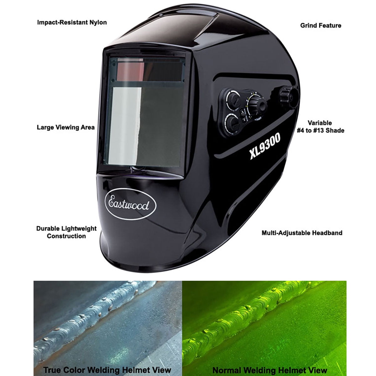 Eastwood XL View Auto Darkening Welding Helmet - XL9300