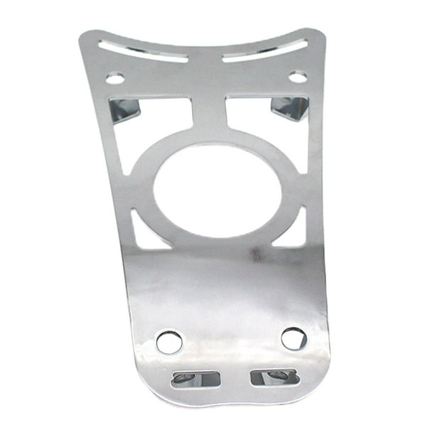Soporte de estante para equipaje trasero de motocicleta Yotijar Portaequipajes del respaldo Plata