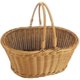 thumbnail image 1 of Cesta de mimbre para picnic, cesta de mimbre para la compra, cesta de mimbre para almacenamiento con asa de mimbre, cesta para picnic, frutas, flores y verduras, 1 of 5