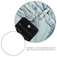 thumbnail image 3 of SKISUNO Versatile Transparent Plastic Snap Buttons for Label Fasteners and Price Tags, 3 of 8